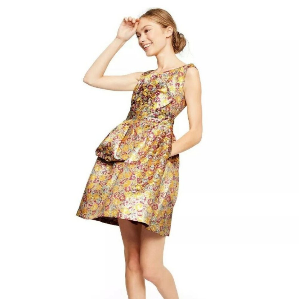 Zac Posen Brocade Dress Sz 7